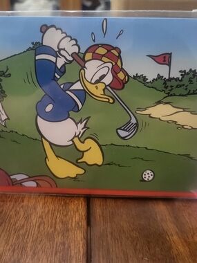 Donald Plays Golf - Blank Card -